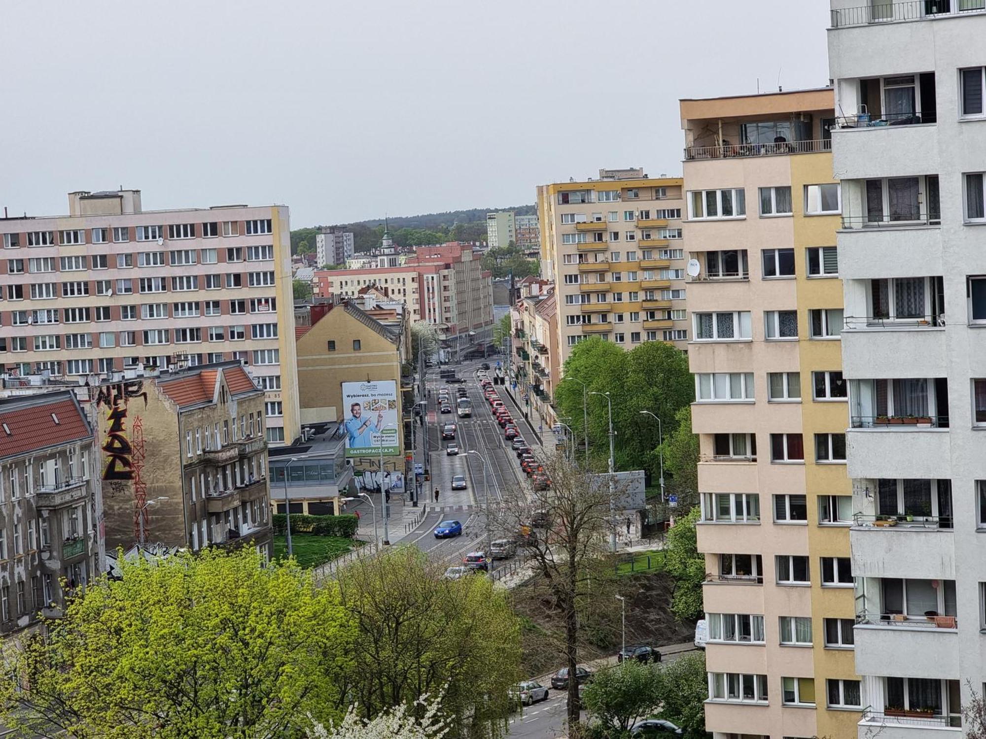 Ferienwohnung Hanza Tower Stettin Exterior foto